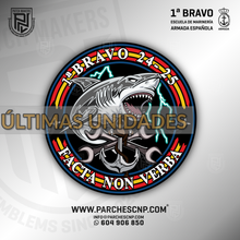Cargar imagen en el visor de la galería, EMBLEMA MARINERIA 1ª BRAVO - ARMADA ESPAÑOLA 2024-25
