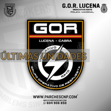 Cargar imagen en el visor de la galería, EMBLEMA DEL G.O.R. DE LUCENA - CABRA
