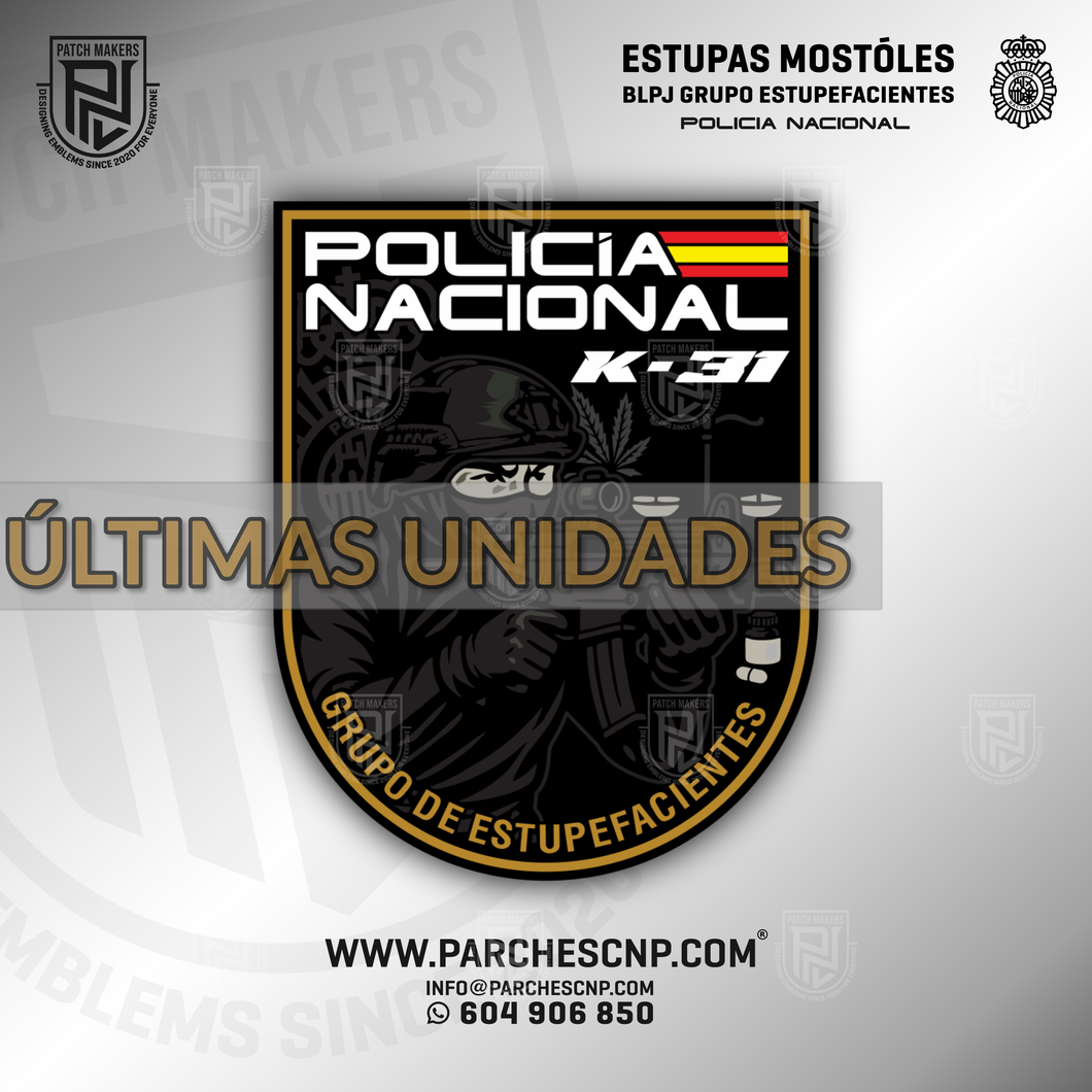 EMBLEMA GRUPO DE ESTUPEFACIENTES DE MÓSTOLES (K31)