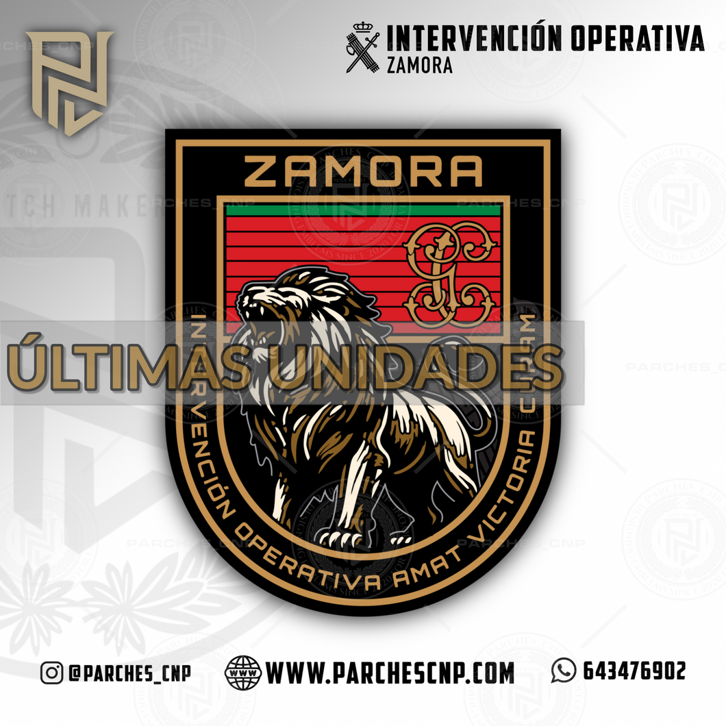 EMBLEMA GUARDIA CIVIL INTERVENCIÓN OPERATIVA DE ZAMORA