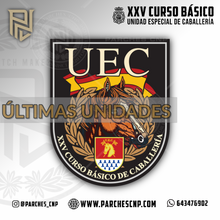 Cargar imagen en el visor de la galería, EMBLEMA CONMEMORATIVO DEL XXV CURSO BÁSICO DE CABALLERÍA 2024
