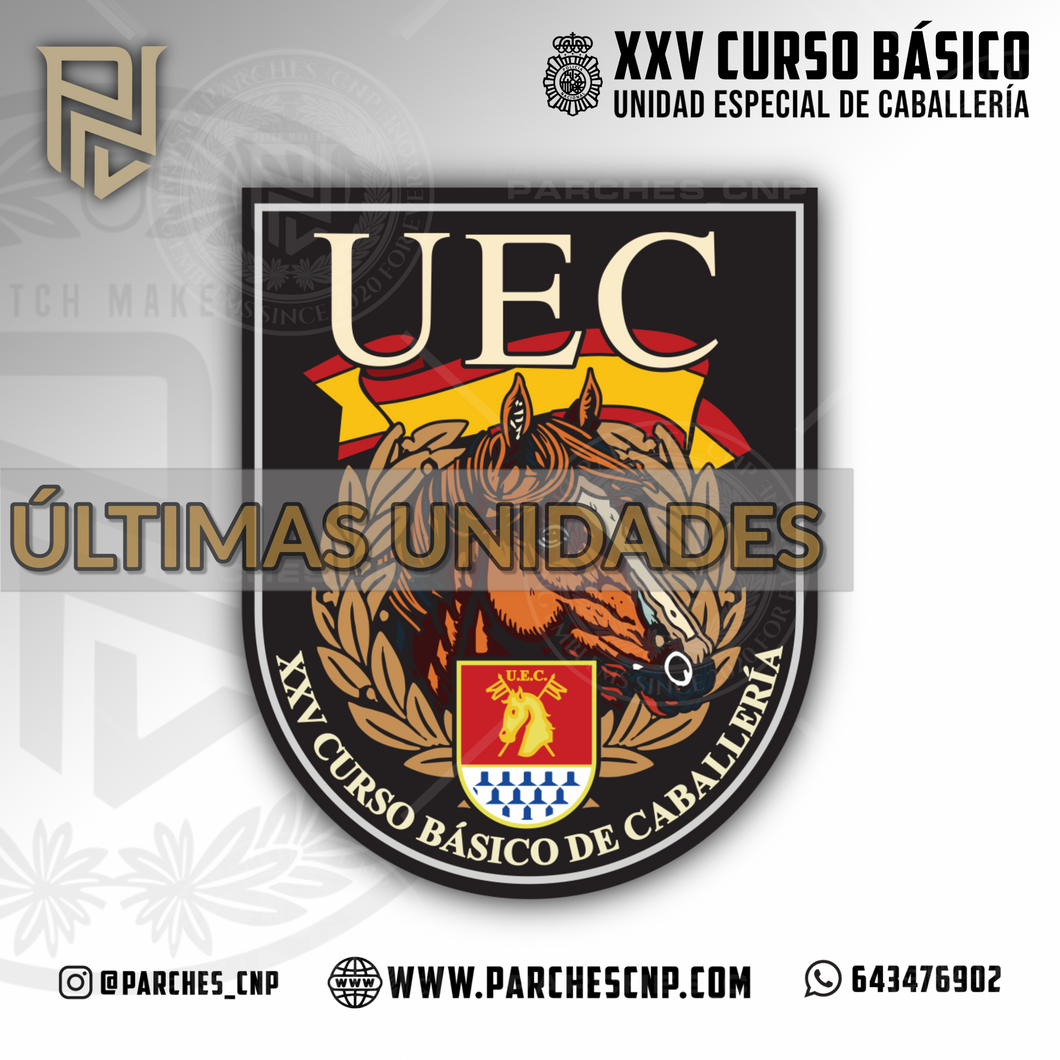 EMBLEMA CONMEMORATIVO DEL XXV CURSO BÁSICO DE CABALLERÍA 2024