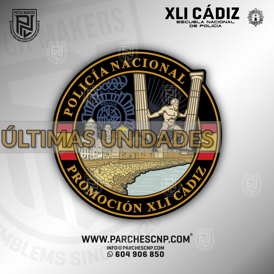 EMBLEMA PROVINCIA DE CÁDIZ PROMOCIÓN XLI E.B. POLICÍA NACIONAL
