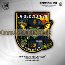 Cargar imagen en el visor de la galería, EMBLEMA SECCIÓN 28 PROMOCIÓN XLI - E.B. POLICÍA NACIONAL 2025-26
