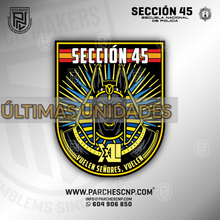 Cargar imagen en el visor de la galería, EMBLEMA SECCIÓN 45 PROMOCIÓN XLI - E.B. POLICÍA NACIONAL 2025-26
