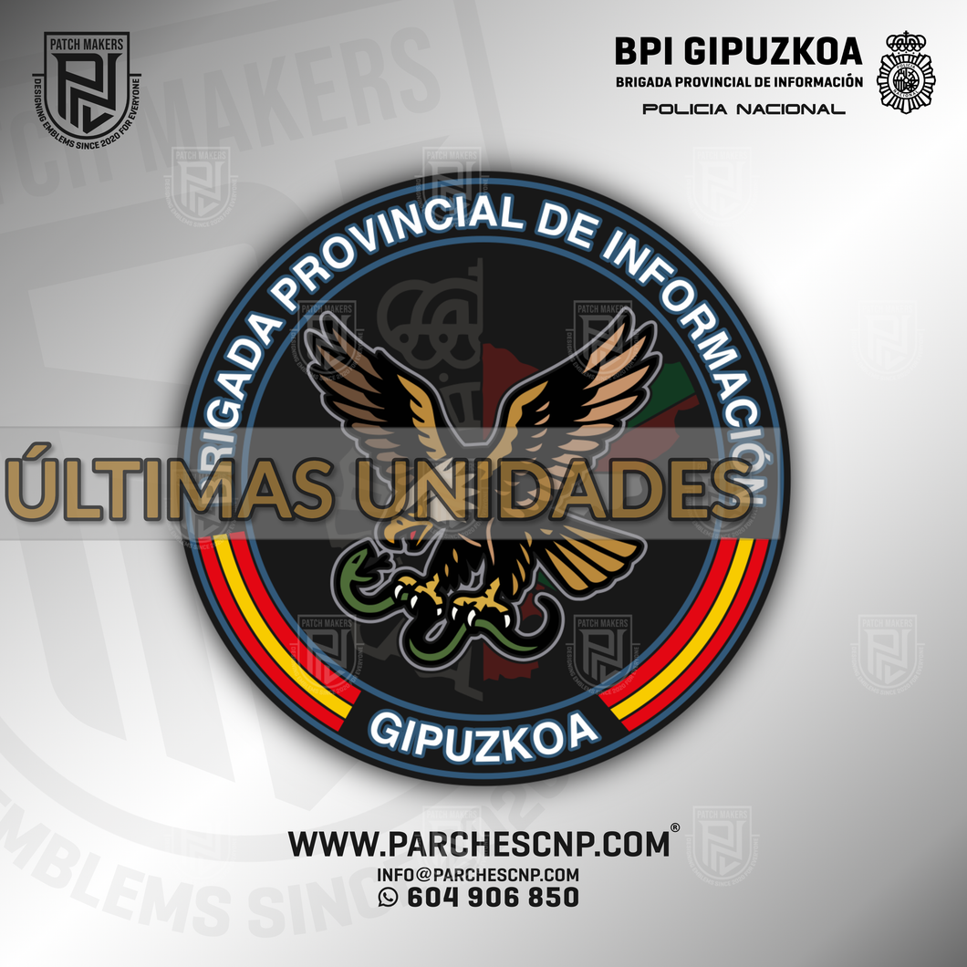 EMBLEMA DE LA BRIGADA PROVINCIAL DE INFORMACIÓN DE GIPUZKOA