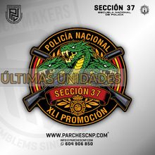 Cargar imagen en el visor de la galería, EMBLEMA SECCIÓN 37 PROMOCIÓN XLI - E.B. POLICÍA NACIONAL 2025-26
