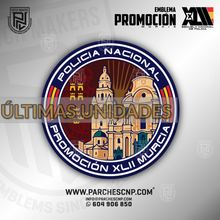 Cargar imagen en el visor de la galería, EMBLEMA PROMOCIÓN XLII E.B. - C. DE MURCIA - POLICÍA NACIONAL
