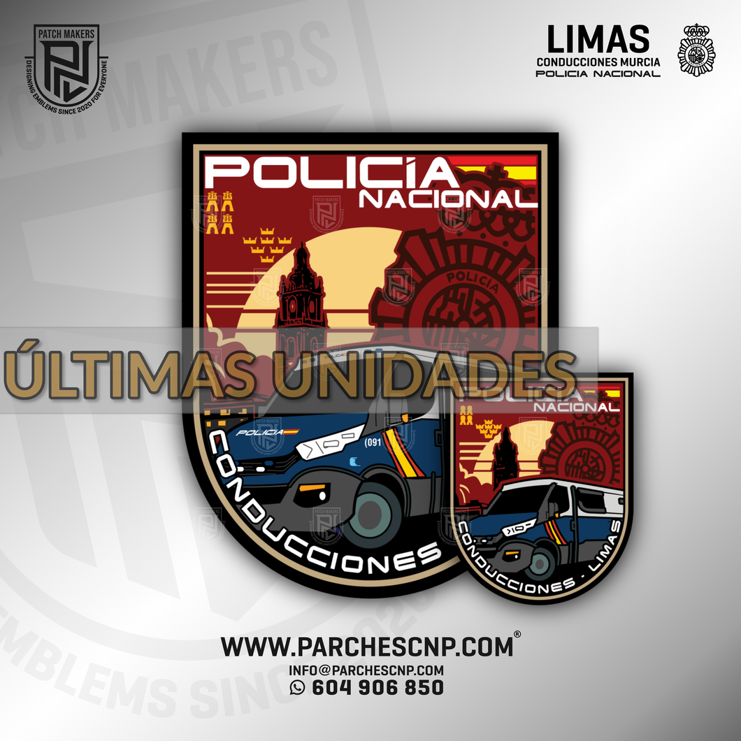 EMBLEMA BRAZO CONDUCCIONES DE MURCIA - LIMAS
