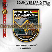 Cargar imagen en el visor de la galería, EMBLEMA CONMEMORATIVO 20 ANIVERSARIO - PUESTO FRONTERIZO POLICÍA NACIONAL T4
