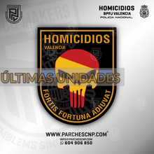 Cargar imagen en el visor de la galería, EMBLEMA DE BRAZO GRUPO HOMICIDIOS DE VALENCIA
