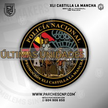 Cargar imagen en el visor de la galería, EMBLEMA CASTILLA LA MANCHA PROMOCIÓN XLI E.B. POLICÍA NACIONAL
