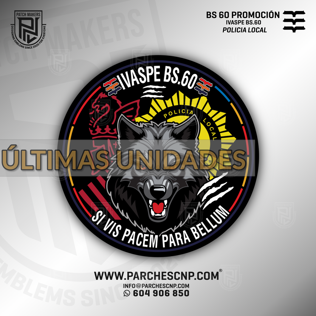 EMBLEMA CONMEMORATIVO IVASPE PROMOCIÓN BS60