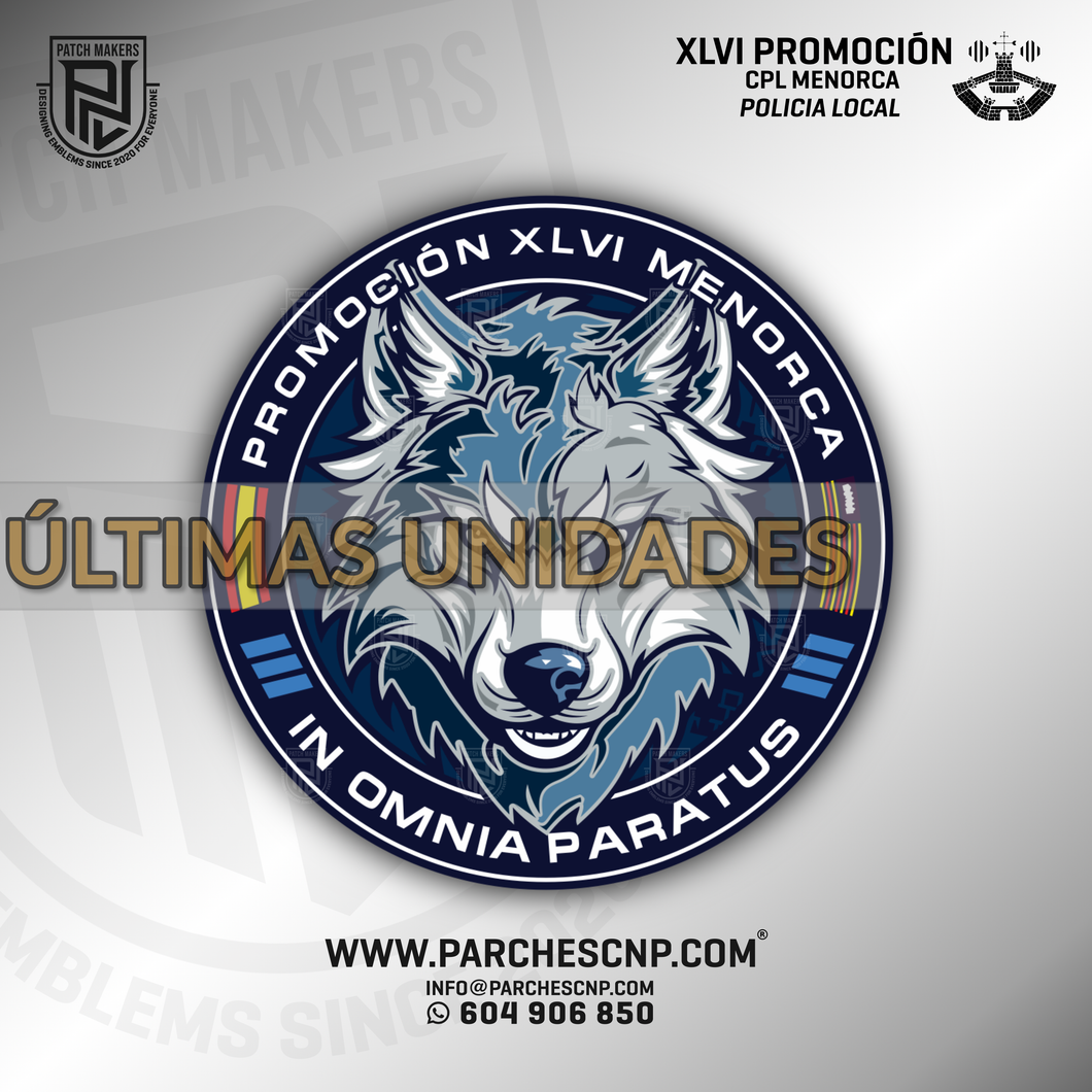 EMBLEMA CONMEMORATIVO PROMOCIÓN XLVI P.L. MENORCA