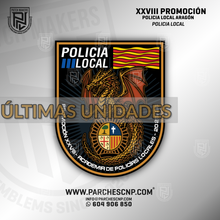 Cargar imagen en el visor de la galería, EMBLEMA CONMEMORATIVO PROMOCIÓN XXVIII POLICIA LOCAL ARAGON 2025/26
