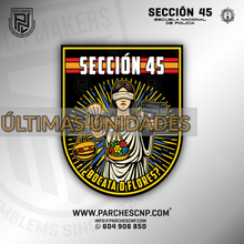 Cargar imagen en el visor de la galería, EMBLEMA SECCIÓN 45 (BIS) PROMOCIÓN XLI - E.B. POLICÍA NACIONAL 2025-26
