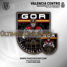 Cargar imagen en el visor de la galería, PARCHE DE BRAZO DEL G.O.R. DISTRITO CENTRO - VALENCIA
