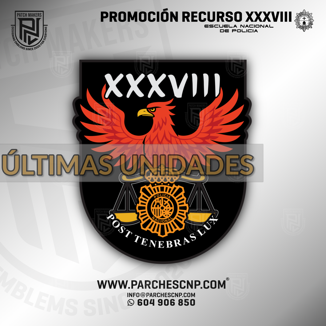 EMBLEMA PROMOCIÓN XLI - RECURSO XXXVIII E.B. POLICÍA NACIONAL 2025-26