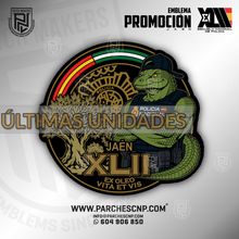 Cargar imagen en el visor de la galería, EMBLEMA PROMOCIÓN XLII E.B. - P. DE JAÉN - POLICÍA NACIONAL
