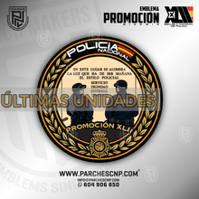 Cargar imagen en el visor de la galería, EMBLEMA PROMOCIÓN XLII E.B. - BINOMIO  POLICÍA NACIONAL

