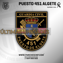 Cargar imagen en el visor de la galería, EMBLEMA GUARDIA CIVIL PUESTO DE ALGETE 451
