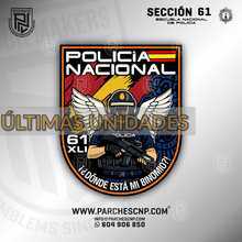 Cargar imagen en el visor de la galería, EMBLEMA SECCIÓN 61 PROMOCIÓN XLI - E.B. POLICÍA NACIONAL 2025-26
