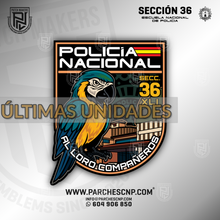 Cargar imagen en el visor de la galería, EMBLEMA SECCIÓN 36 PROMOCIÓN XLI - E.B. POLICÍA NACIONAL 2025-26
