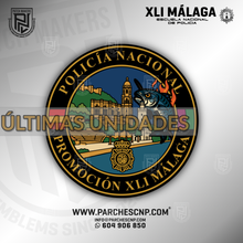 Cargar imagen en el visor de la galería, EMBLEMA PROVINCIA DE MÁLAGA PROMOCIÓN XLI E.B. POLICÍA NACIONAL
