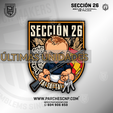 Cargar imagen en el visor de la galería, EMBLEMA SECCIÓN 26 PROMOCIÓN XLI - E.B. POLICÍA NACIONAL 2025-26
