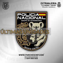Cargar imagen en el visor de la galería, EMBLEMA GRUPO DE EXTRANJERÍA DE COMISARÍA CENTRO DE MADRID
