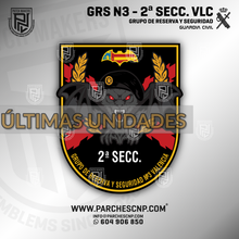 Cargar imagen en el visor de la galería, EMBLEMA GUARDIA CIVIL GRS N3 - SECCION 2 DE VALENCIA

