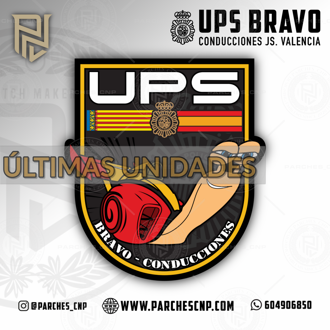 EMBLEMA BRAZO CONDUCCIONES DE VALENCIA - INDICATIVO BRAVO