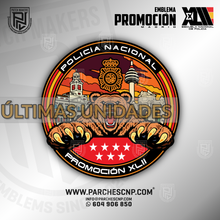 Cargar imagen en el visor de la galería, EMBLEMA PROMOCIÓN XLII E.B. - C. DE MADRID - POLICÍA NACIONAL
