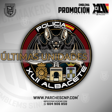 Cargar imagen en el visor de la galería, EMBLEMA PROMOCIÓN XLII E.B. - P. DE ALBACETE - POLICÍA NACIONAL
