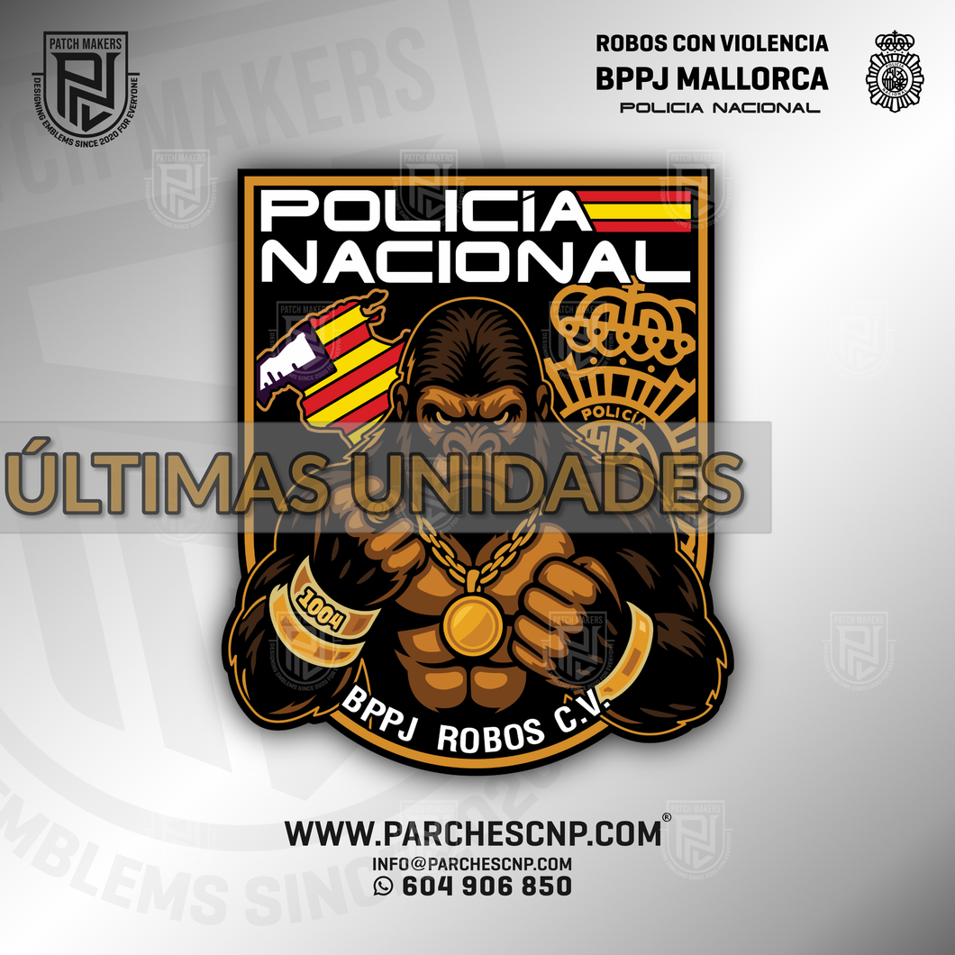 EMBLEMA BRIGADA PROVINCIAL POLICIA JUDICIAL DE MALLORCA - ROBOS CON VIOLENCIA