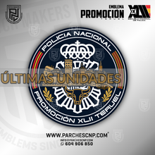 Cargar imagen en el visor de la galería, EMBLEMA PROMOCIÓN XLII E.B. - P. DE TERUEL - POLICÍA NACIONAL
