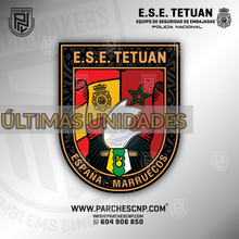 Cargar imagen en el visor de la galería, EMBLEMA DE BRAZO EQUIPO DE SEGURIDAD EMBAJADA DE TETUÁN (MARRUECOS)
