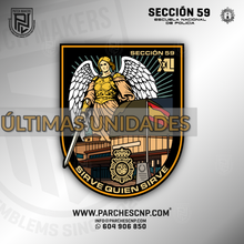 Cargar imagen en el visor de la galería, EMBLEMA SECCIÓN 59 PROMOCIÓN XLI - E.B. POLICÍA NACIONAL 2025-26
