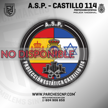 Cargar imagen en el visor de la galería, EMBLEMA ÁREA SEGURIDAD Y PROTECCIÓN - PROTECCIÓN ESTÁTICA - CASTILLO 114
