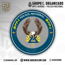 Cargar imagen en el visor de la galería, EMBLEMA GRUPO CRIMEN ORGANIZADO BPPJ DE GERONA

