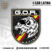 Cargar imagen en el visor de la galería, PARCHE DE BRAZO DEL G.O.R. DE LATINA (MADRID)
