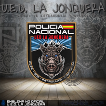 Cargar imagen en el visor de la galería, EMBLEMA DE BRAZO UNIDAD EXTRANJERÍA Y DOCUMENTACIÓN DE LA JONQUERA
