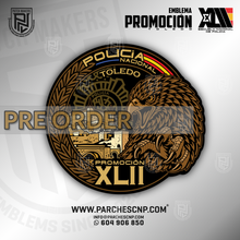 Cargar imagen en el visor de la galería, EMBLEMA PROMOCIÓN XLII E.B. - P. DE TOLEDO - POLICÍA NACIONAL
