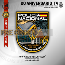 Cargar imagen en el visor de la galería, EMBLEMA CONMEMORATIVO 20 ANIVERSARIO - PUESTO FRONTERIZO POLICÍA NACIONAL T4
