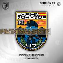 Cargar imagen en el visor de la galería, EMBLEMA SECCIÓN 47 PROMOCIÓN XLI - E.B. POLICÍA NACIONAL 2025-26
