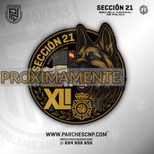 Cargar imagen en el visor de la galería, EMBLEMA SECCIÓN 21 PROMOCIÓN XLI - E.B. POLICÍA NACIONAL 2025-26
