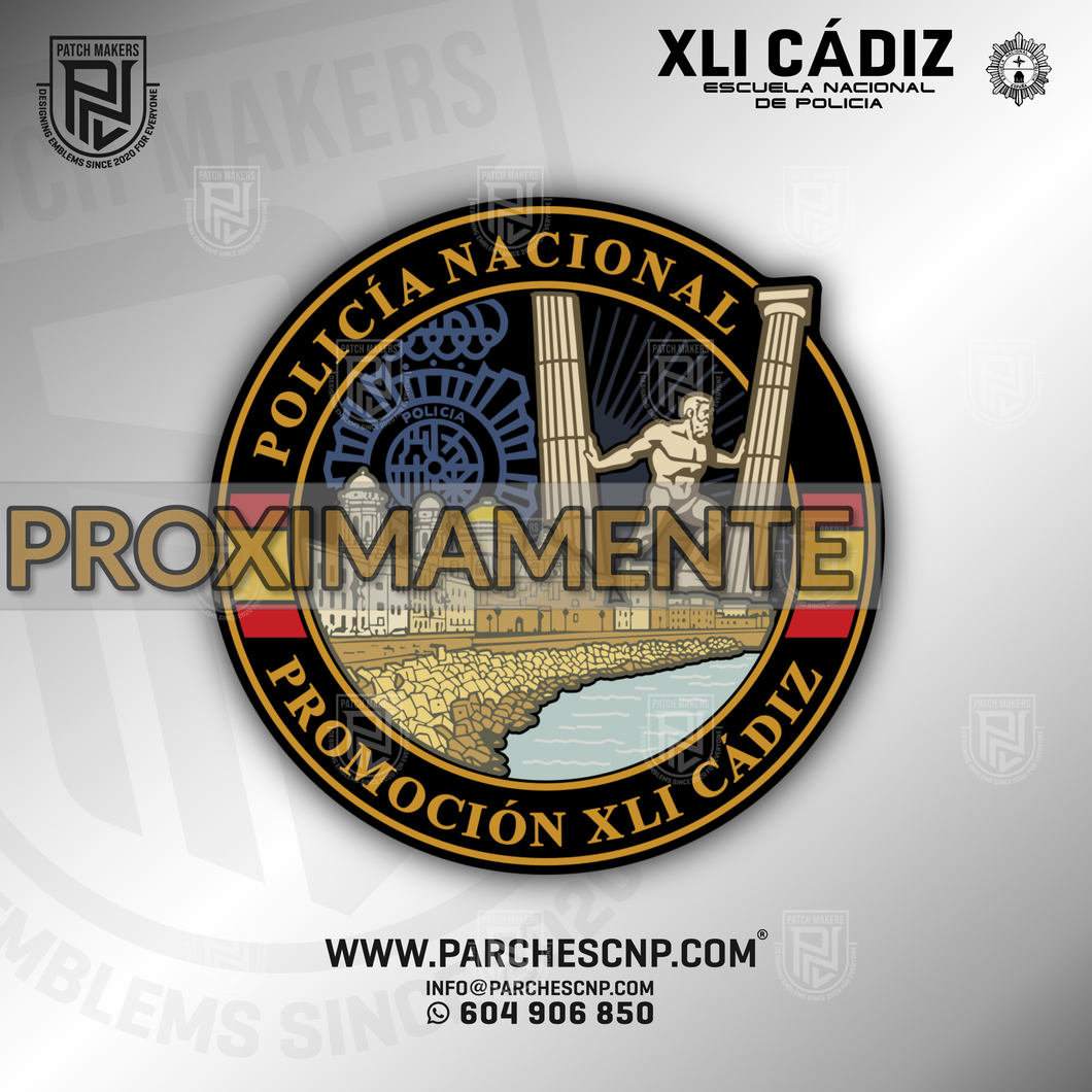 EMBLEMA PROVINCIA DE CÁDIZ PROMOCIÓN XLI E.B. POLICÍA NACIONAL