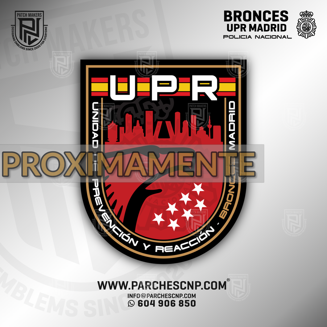EMBLEMA U.P.R. - BRONCES - MADRID
