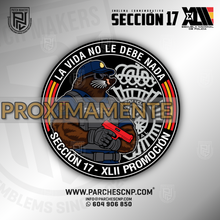 Cargar imagen en el visor de la galería, EMBLEMA SECCIÓN 17 XLII E.B. -  POLICÍA NACIONAL 2026/27
