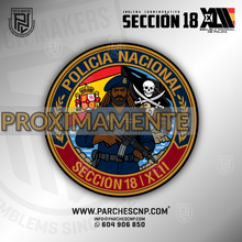 Cargar imagen en el visor de la galería, EMBLEMA SECCIÓN 18 XLII E.B. -  POLICÍA NACIONAL 2026/27
